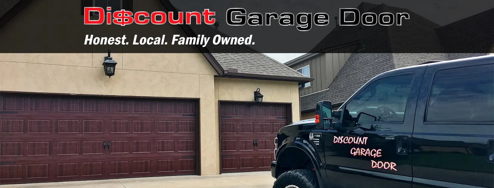 Discount Garage Door business background image